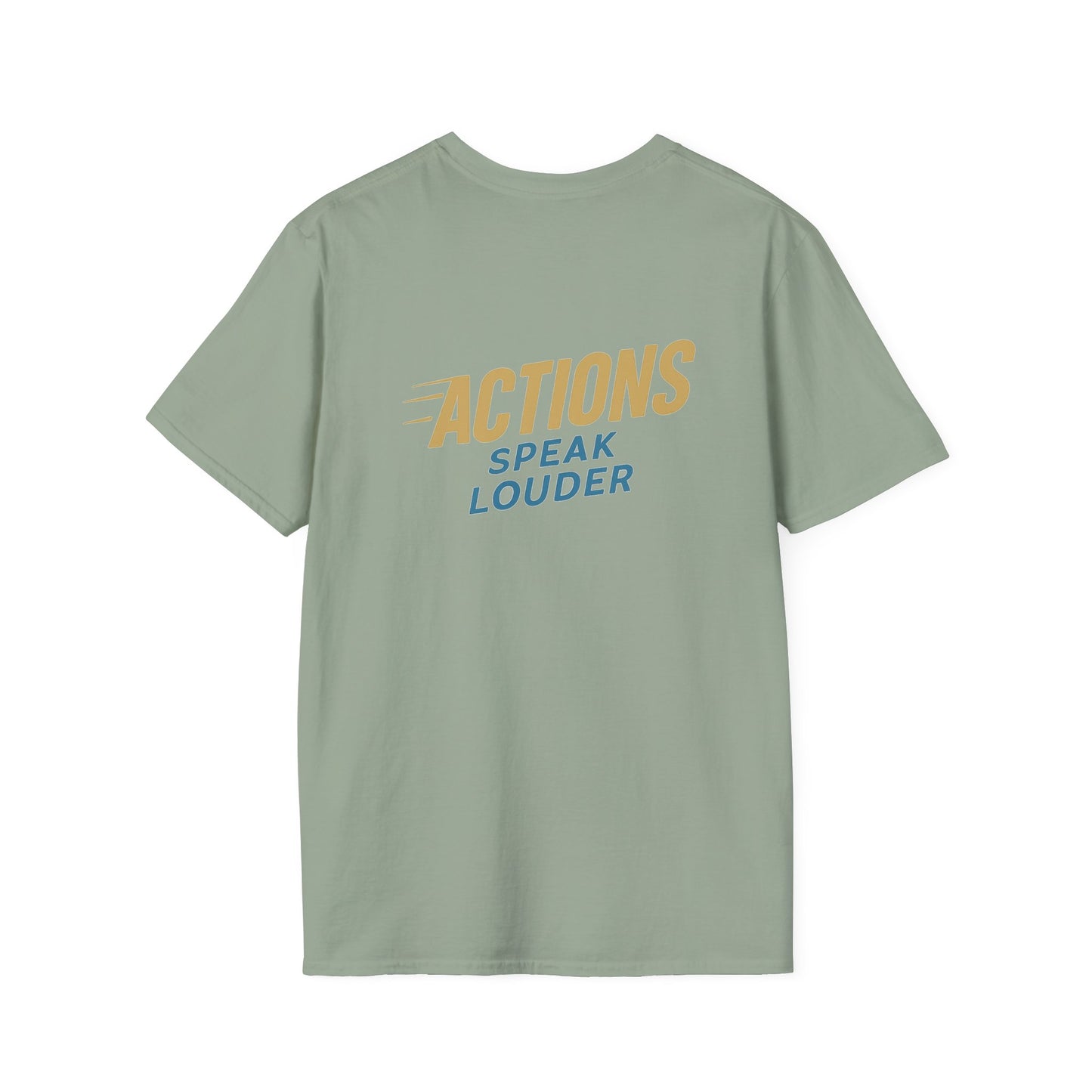 Actions Speak Louder - Legends Logo - Softstyle Tee