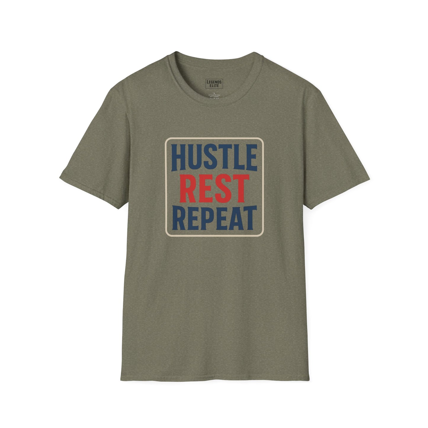 Hustle Rest Repeat - Softstyle Tee