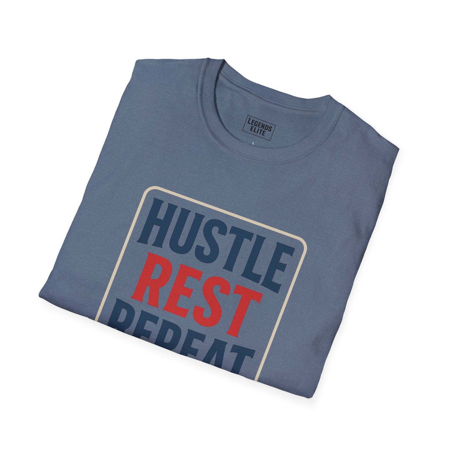 Hustle Rest Repeat - Softstyle Tee