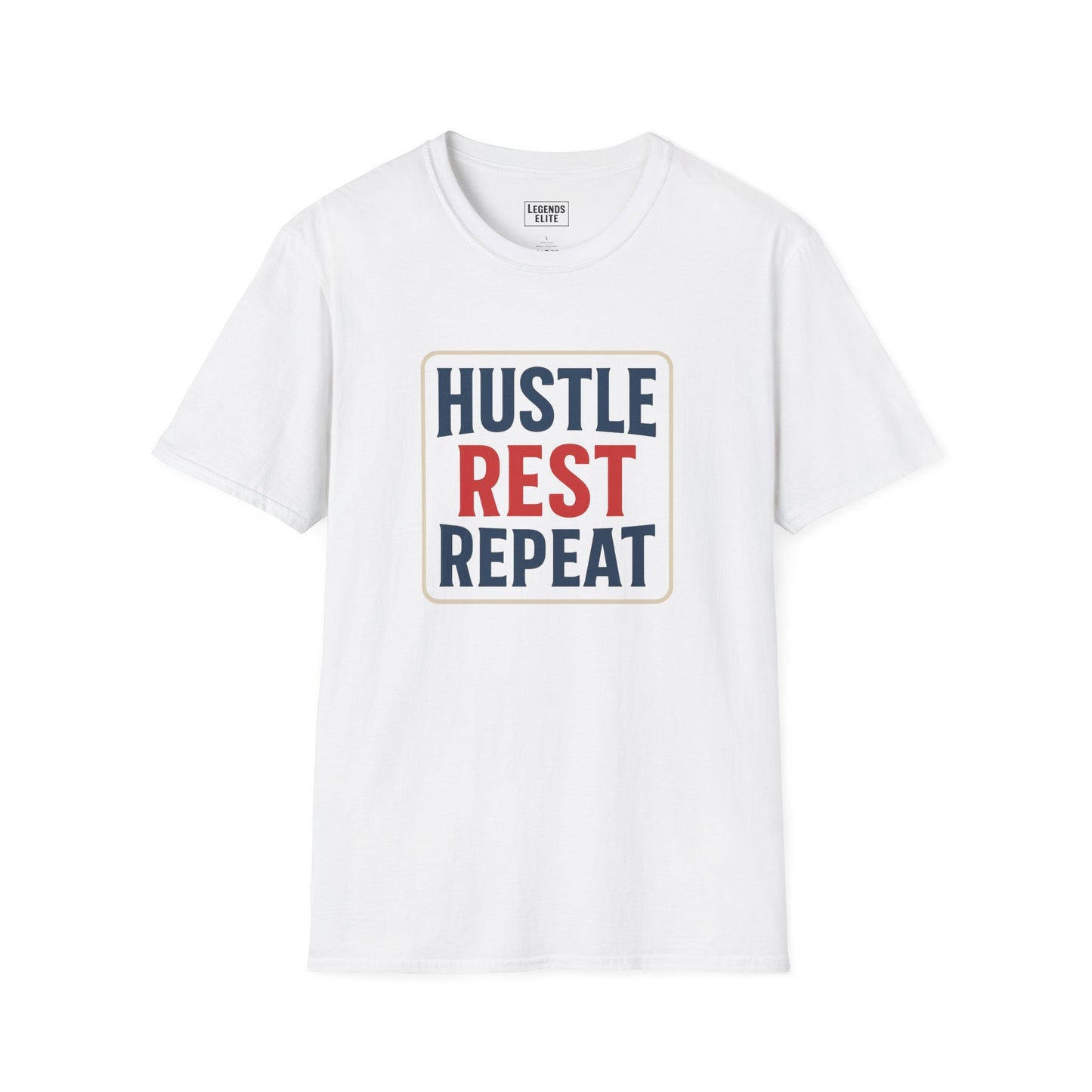 Hustle Rest Repeat - Softstyle Tee