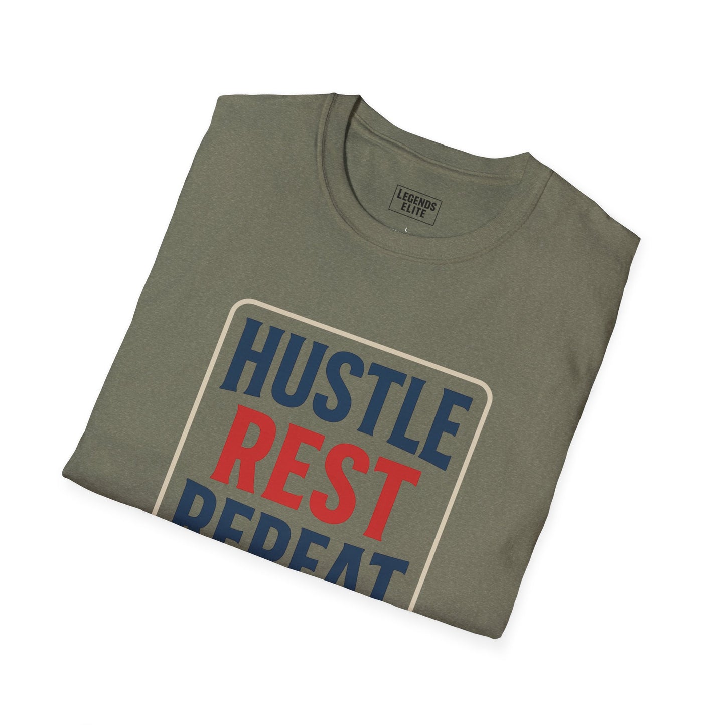 Hustle Rest Repeat - Softstyle Tee
