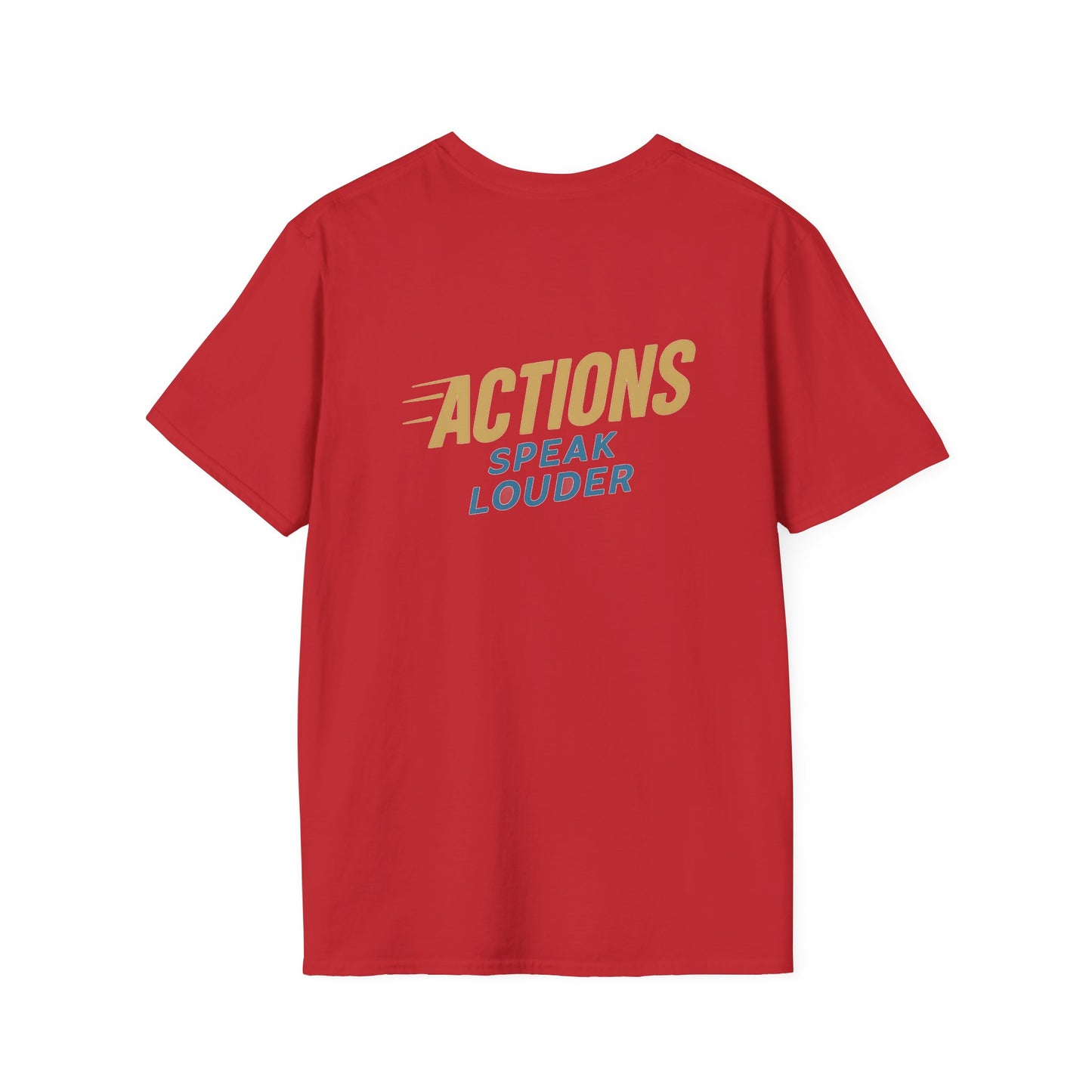 Actions Speak Louder - Legends Logo - Softstyle Tee