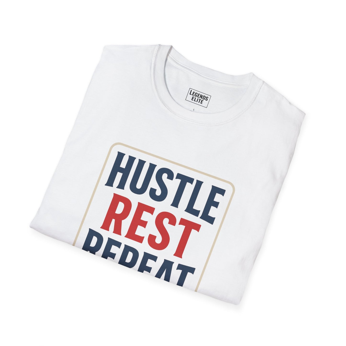 Hustle Rest Repeat - Softstyle Tee