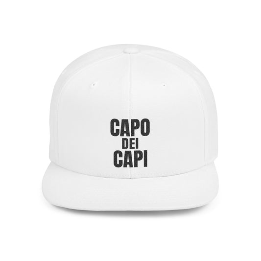 Flat Bill Snapback Hat - Capo dei Capi