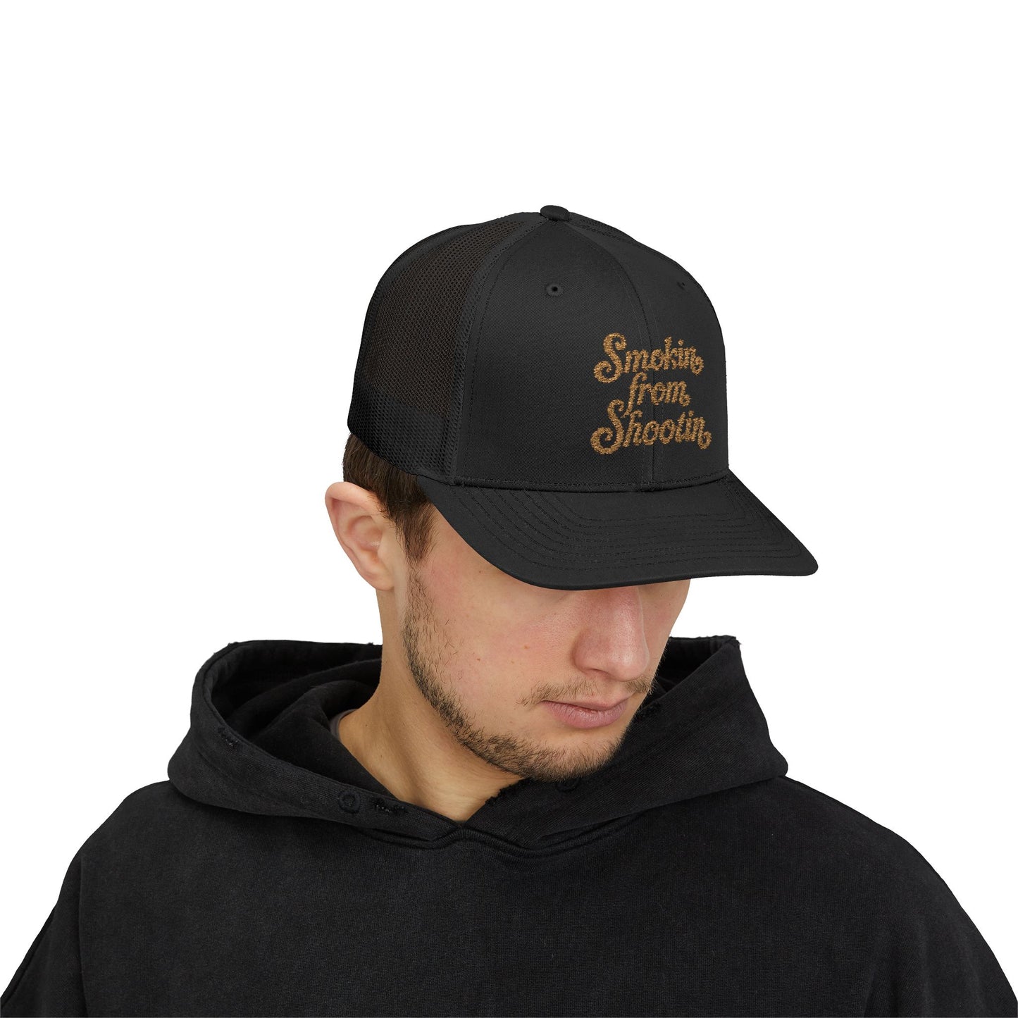 Smokin from Shootin -  Snapback Trucker Cap