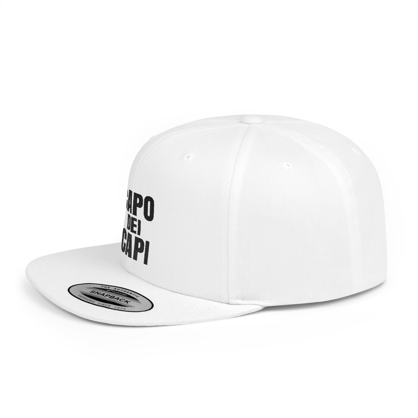 Flat Bill Snapback Hat - Capo dei Capi